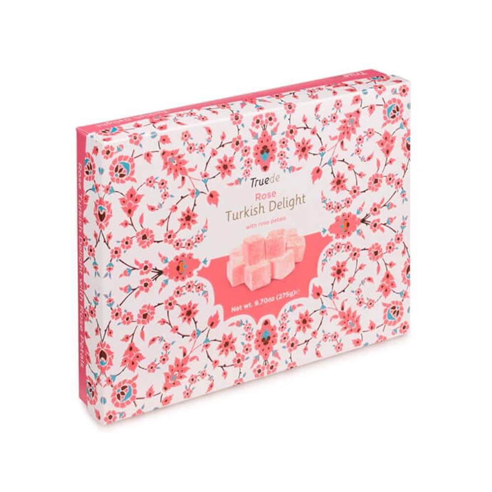 Truede Rose Turkish Delight with Rose Petals Box 275g